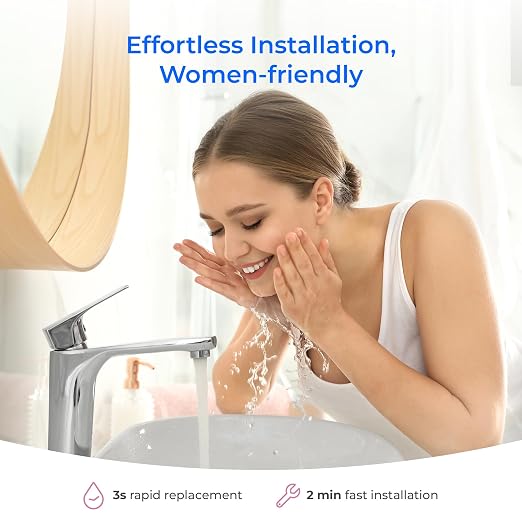 Waterdrop BFU2 Water Filter for Bathroom for Face Care, Scale in Water