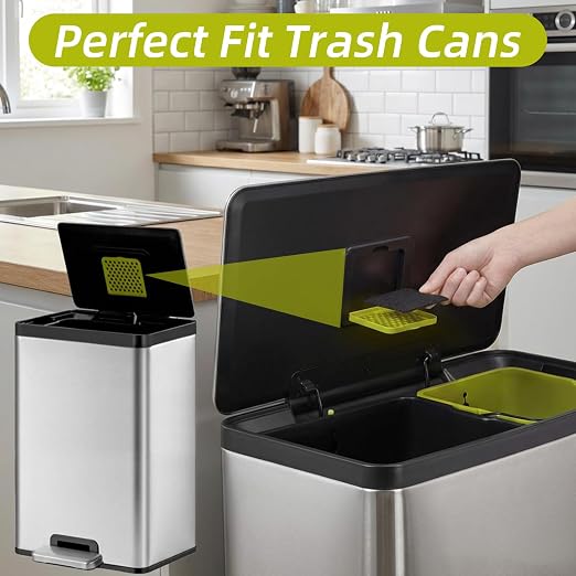 8 Pack Trash Can Odor Filter Refills