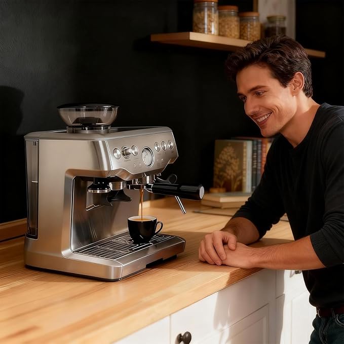 Bottomless Portafilter 58mm, 2 Ears Stainless Steel Bottomless Naked