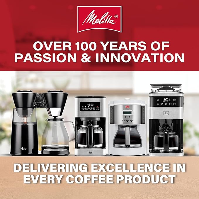 Melitta® Aroma Fresh™ Plus 10-Cup Coffee Maker with Built in Burr Grinder