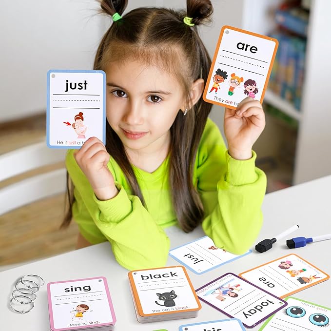 Dolch Sight Words Flash Cards Kindergarten, Toddler Flash Cards Ages 3-4