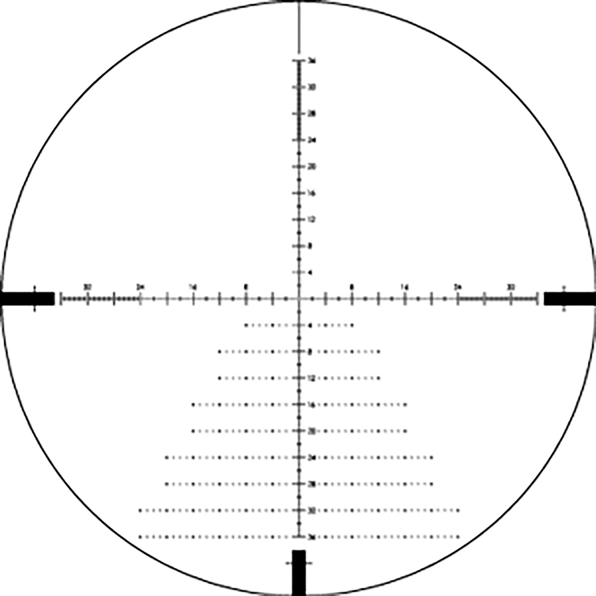 Vortex Optics Diamondback Tactical 4-16x44 First Focal Plane Riflescopes - EBR-2C (MOA) Tactical Reticle , black