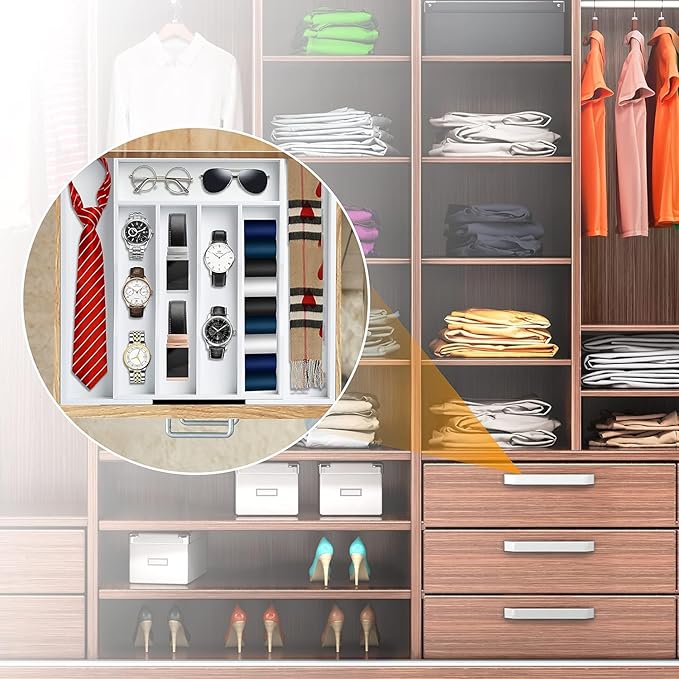 Kitchen Silverware Drawer Organizer and Storage Utensilios De Cocina Modernos Soporte Para Cucharas Trastes De Cocina Organizadores Platos Para Gabinetes Cajones Decoración Organizador Para Utensilios