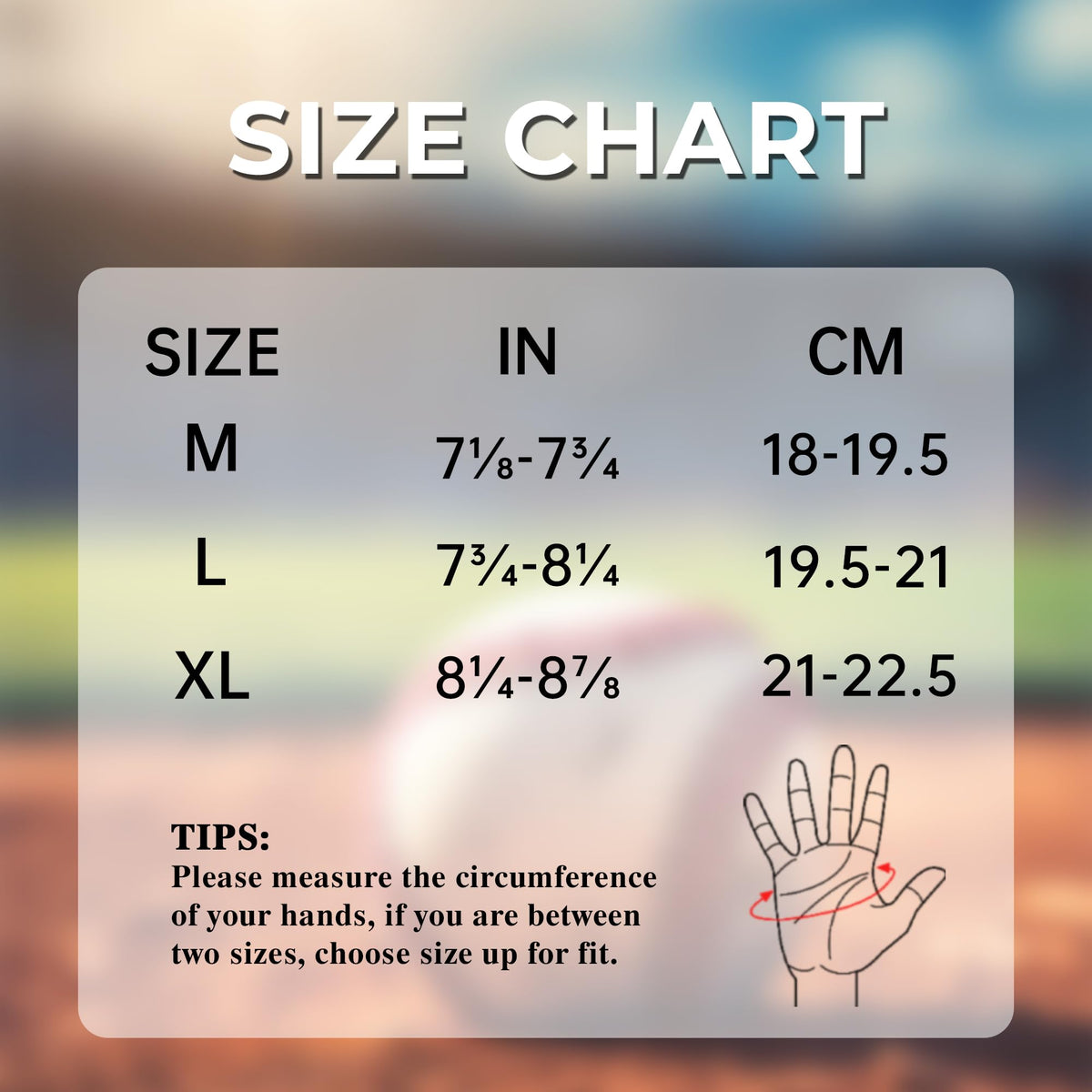 AIGEVTURE Baseball Bating Gloves Adult Youth Baseball Softball Batting Gloves Men Women Black Large