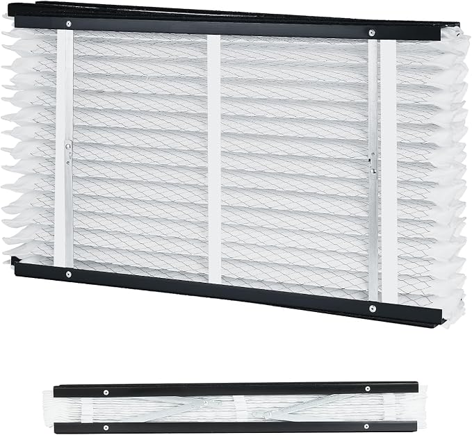 VEVOR 16x28x4 Furnace Air Filter, MERV 13 Pleated HVAC AC Replacement,