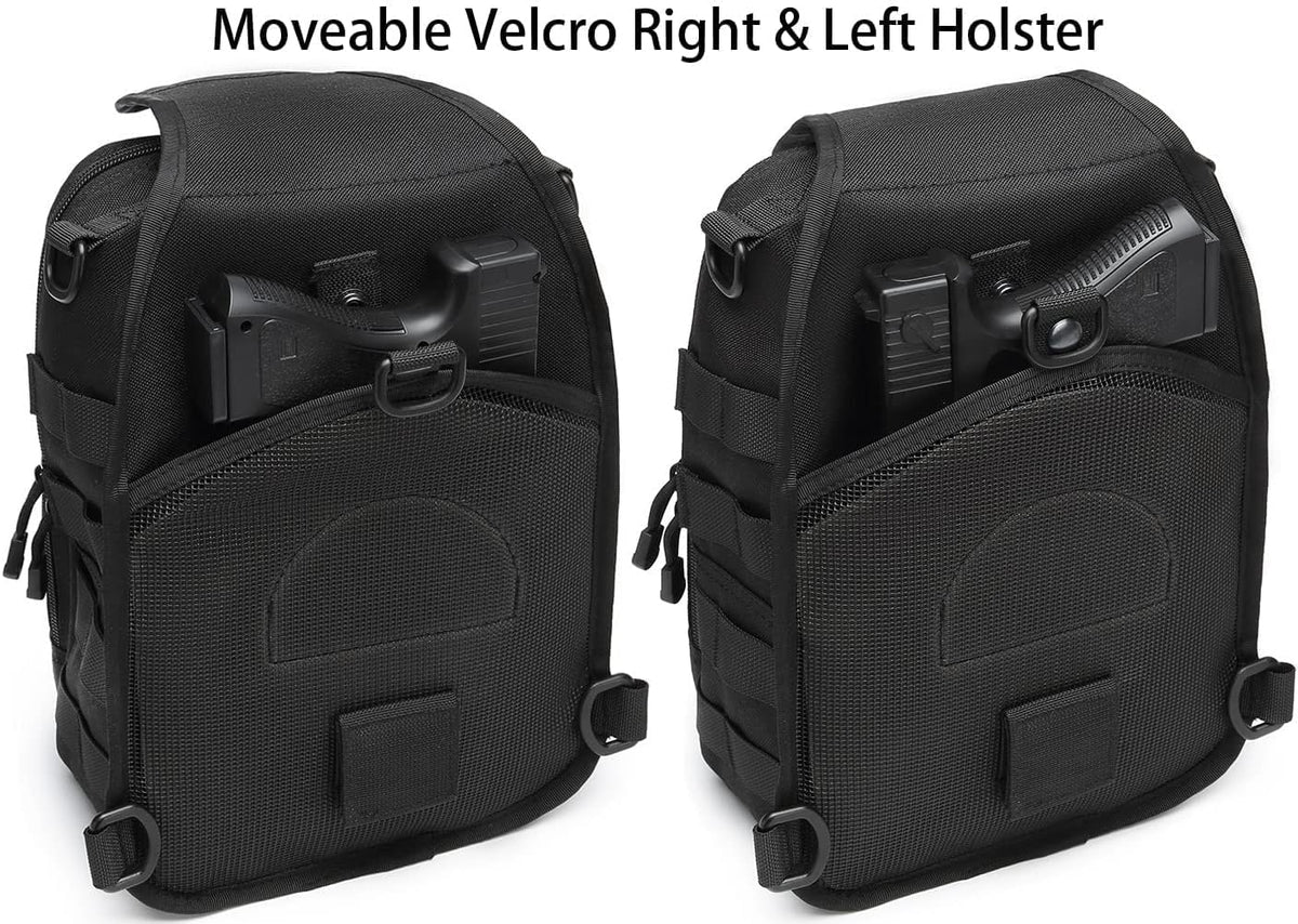 ATBP Small Tactical Sling Bag for Men with Holster Military EDC Shoulder Bag CCW Crossbody Bag 7 Liters