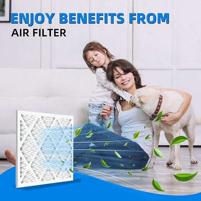 18x18x1 Furnace Air Filters, MPR 1900 & FPR 10, MERV 13 Pleated Air Filter
