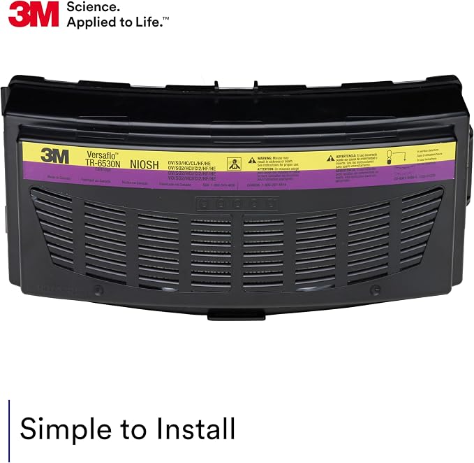 3M Versaflo Organic Vapor/Acid Gas/HEPA Cartridge TR-6530N,