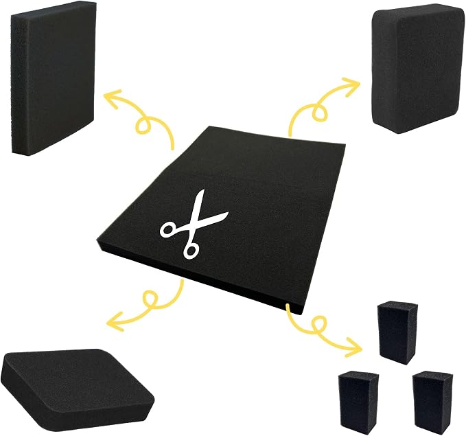Air Filter Foam Material 15" x 12" x 1"