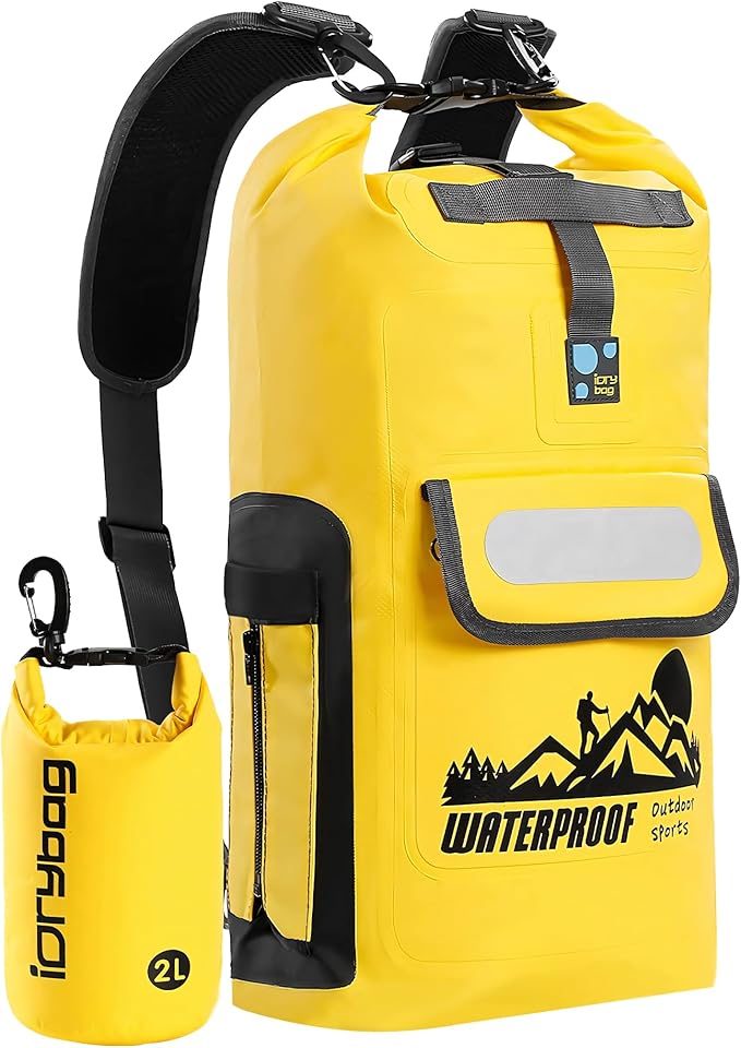 IDRYBAG Dry Bag Backpack Waterproof Floating 20L/30L/40L, Dry Bags Waterproof Backpack for Men, Dry Sack Waterproof Bag