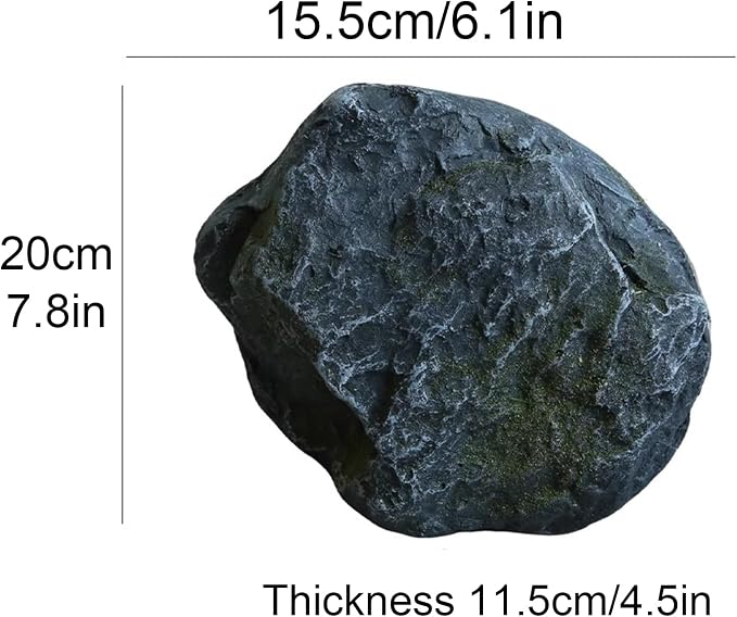 Outdoor Fake Rock Cover Realistic Lightweight Fiberglass Artificial Landscape