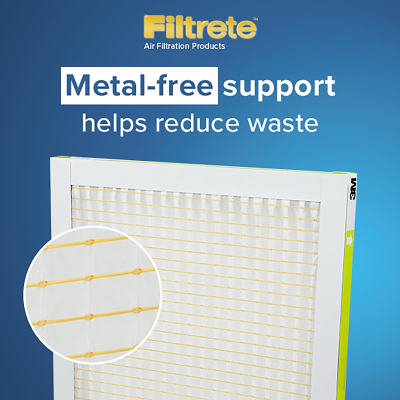 Filtrete 8x30x1 AC Furnace Air Filter, MERV 8, MPR 700, Tough on Pollen, Easy on Airflow, 3-Month Pleated 1-Inch Electrostatic Air Cleaning Filter, 4-Pack (Actual Size 7.69 x 29.69 x 0.81 in)