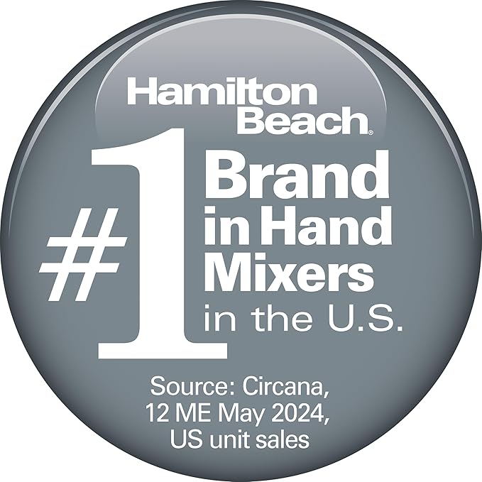 Hamilton Beach Retro 5-Speed Electric Hand Mixer With SmartBoost Technology