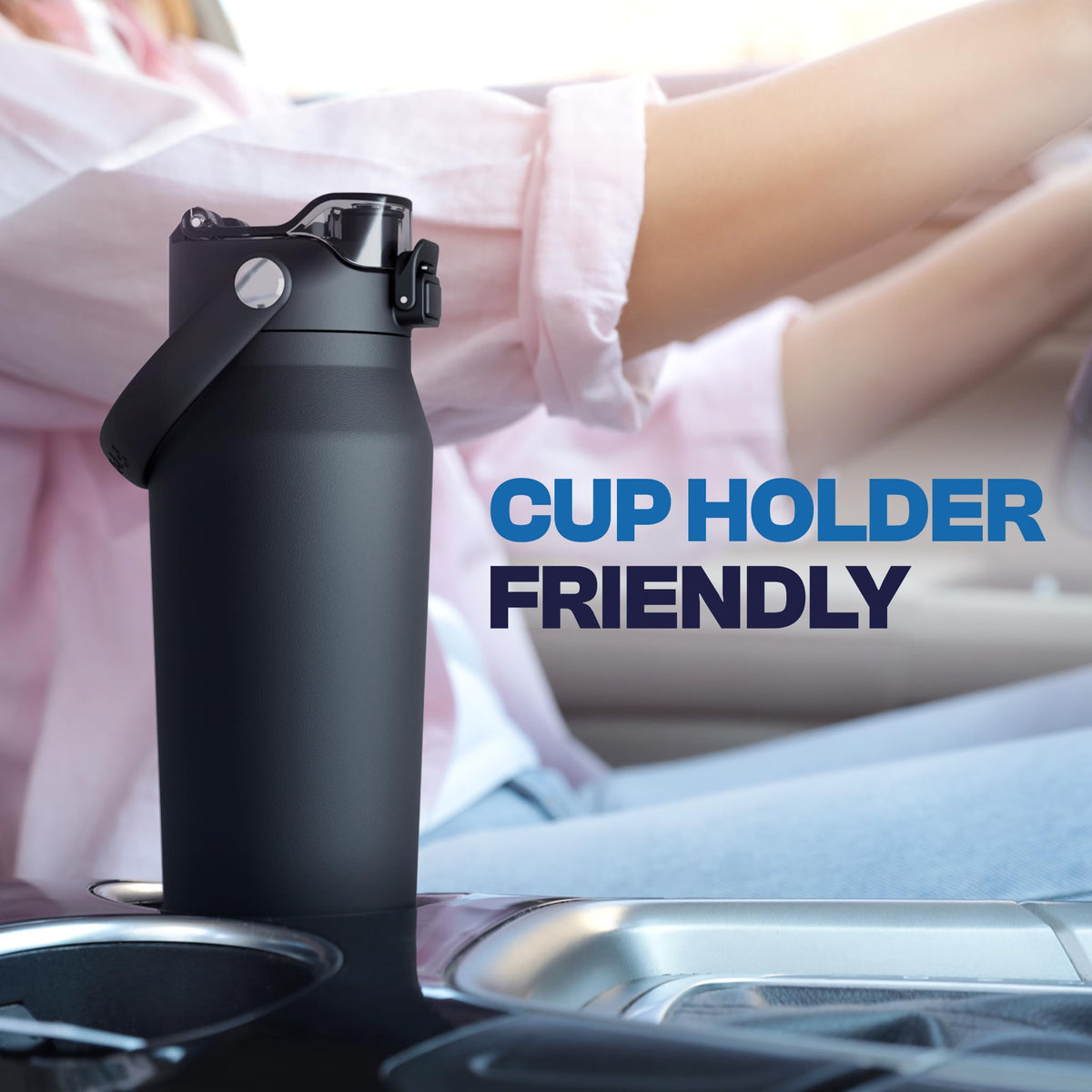 Frost Buddy 24oz Insulated Water Bottle - Straw & Chug Lid - Leak-Proof