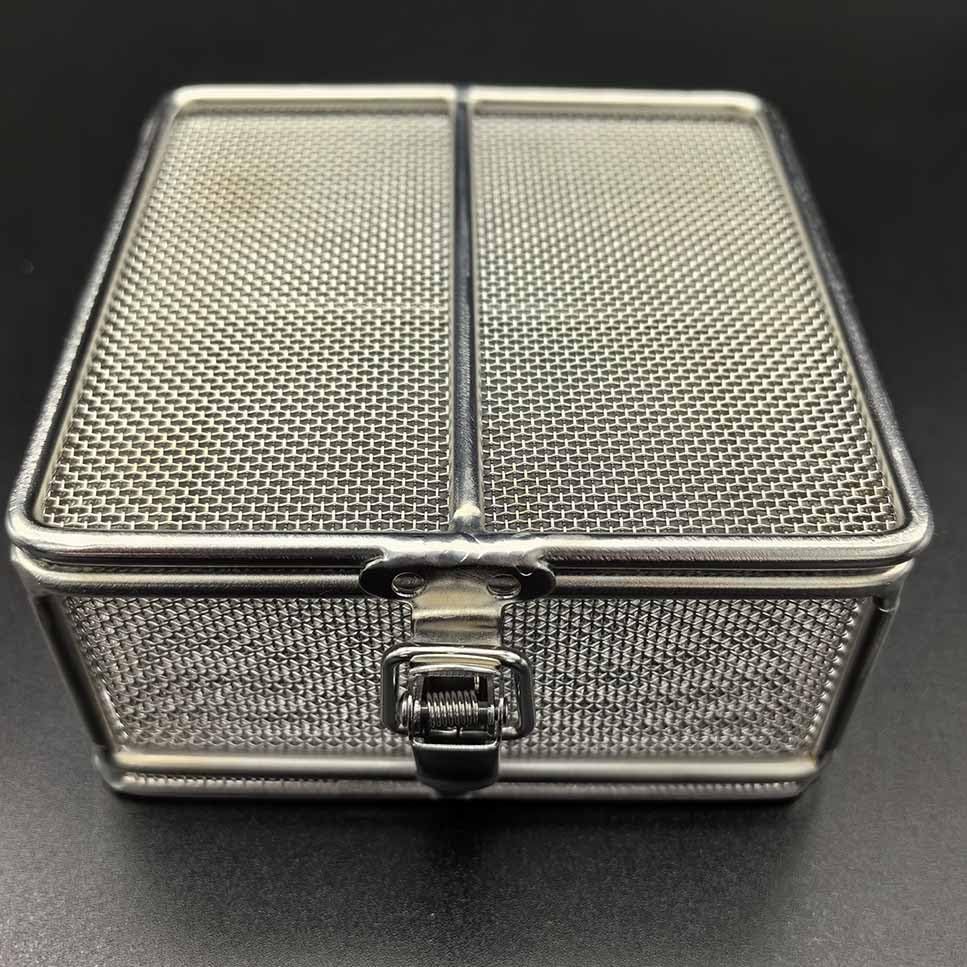 Carligo Ultrasonic Cleaner Baskets for Small Parts, Mini Mesh Basket for Steam Jewelry Cleaner Ultrasonic Machine, Stainless Steel Mesh Ball for Sonic Jewelry Cleaner Solution (4" x 4" x 2") - size: 4" x 4" x 2"