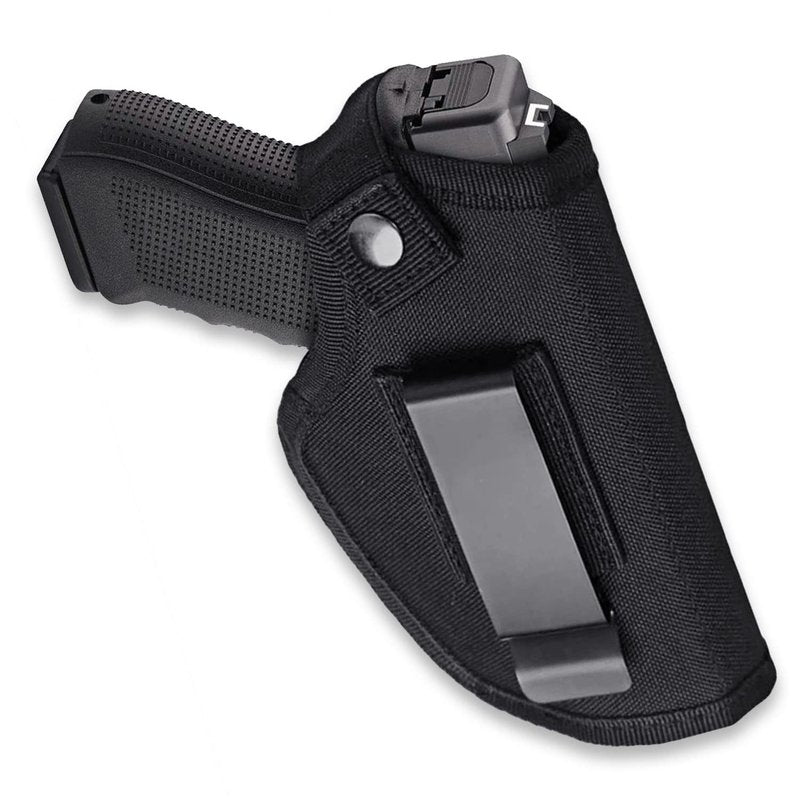 Universal Gun Holster for Men & Women, IWB/OWB Waist Belt Pistol Holster Fits for Taurus Glock Sig M&P Ruger 380 9mm Airsoft Gun Holsters for Concealed Carry Pistol Holder Right/Left Hand