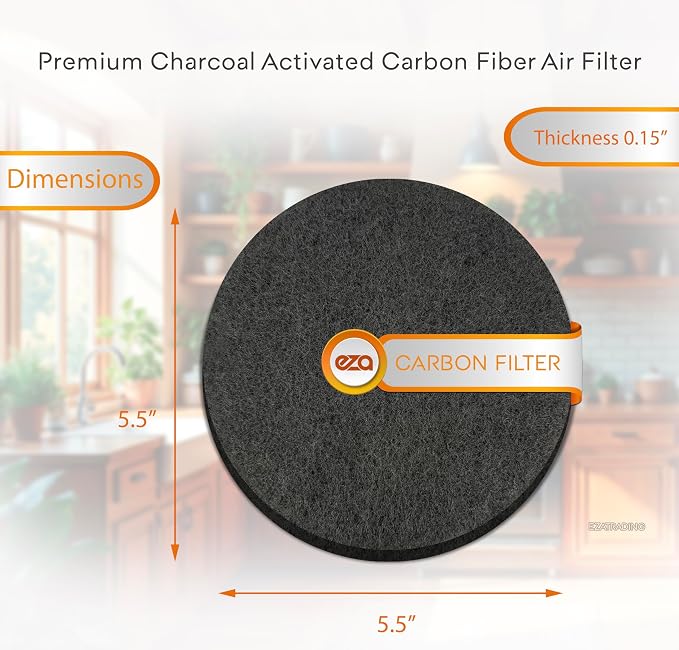 Premium Charcoal Activated Carbon Fiber Replacement Air Filter