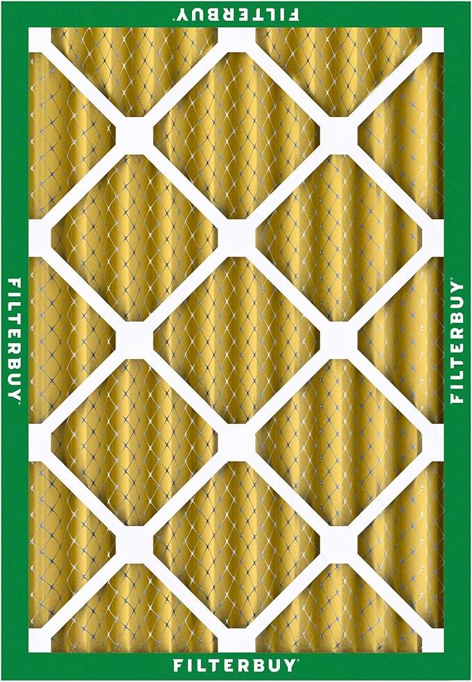 Filterbuy 18x24x4 Air Filter MERV 11 Superior Pet & Allergy Defense,