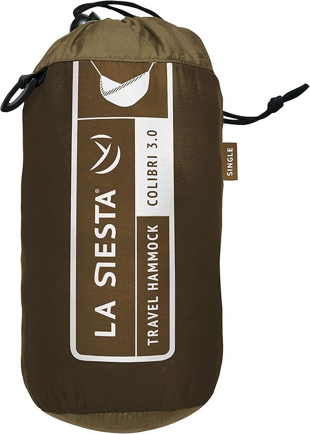 LA SIESTA® Colibri 3.0 Outdoor Hammock & Tree Straps - Camping Hammock for Outside, Hiking Travel Backpacking Hammock Portable, Passionflower