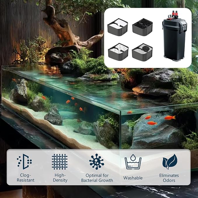 30 Pack Replacement Filter Media Kit Compatible