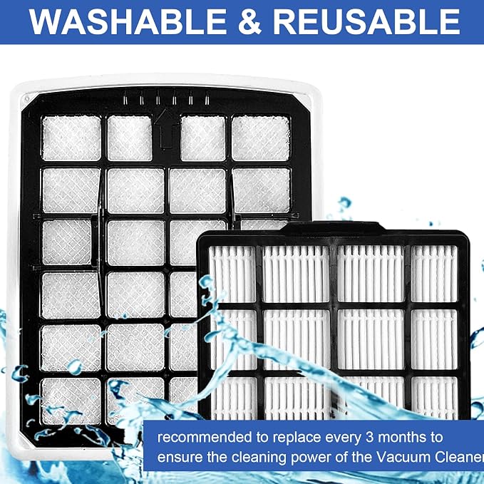 8 Pack Replacement Filters Compatible