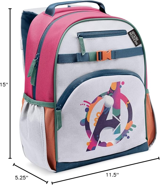 Simple Modern Medium Marvel Toddler Backpack for School Girls and Boys | Kindergarten Elementary Kids Backpack | Fletcher Collection | Kids - 15" tall | Avengers Assemble
