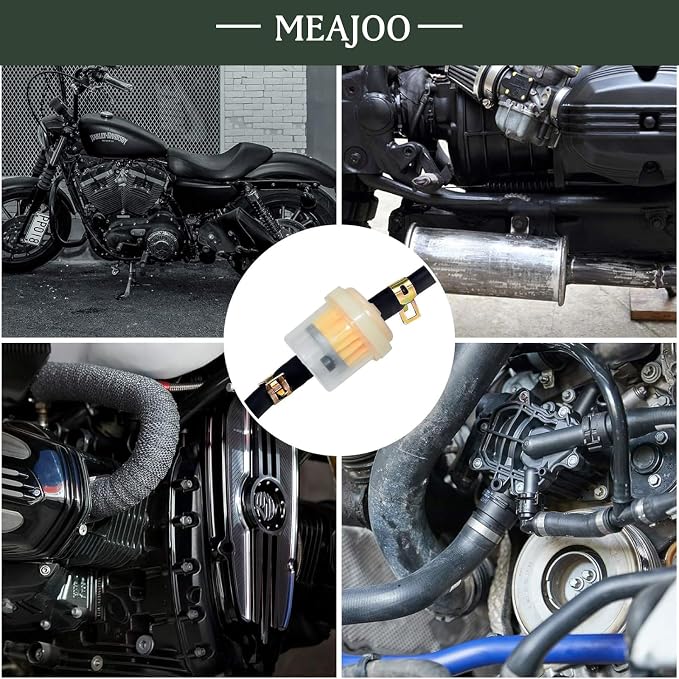 15PCS 1/4" 6mm-7mm Gas Inline Fuel Filter,