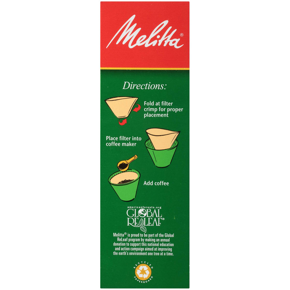 Melitta #2 Cone Coffee Filters, Bamboo, 80 Count