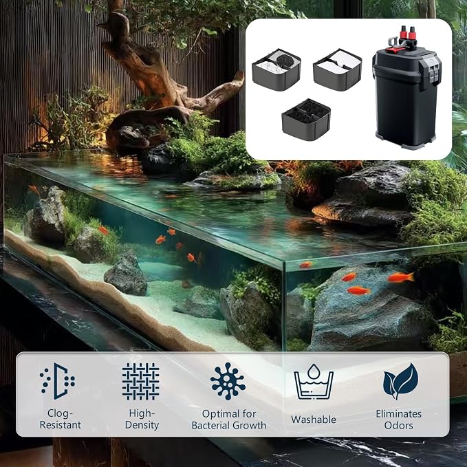 30 Pack Replacement Filter Media Kit Compatible
