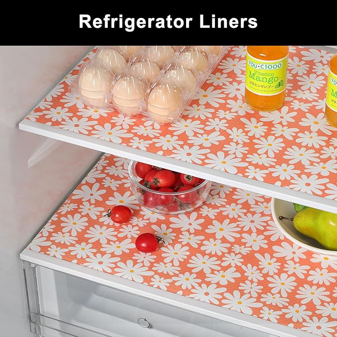 Cooyes Shelf Liner – Premium Non-Adhesive Cabinet & Drawer Liner for Kitchen – Waterproof Shelf Paper with Modern Pattern – Durable EVA Cabinet Mat – Easy to Cut (17.5" W x 197" L)