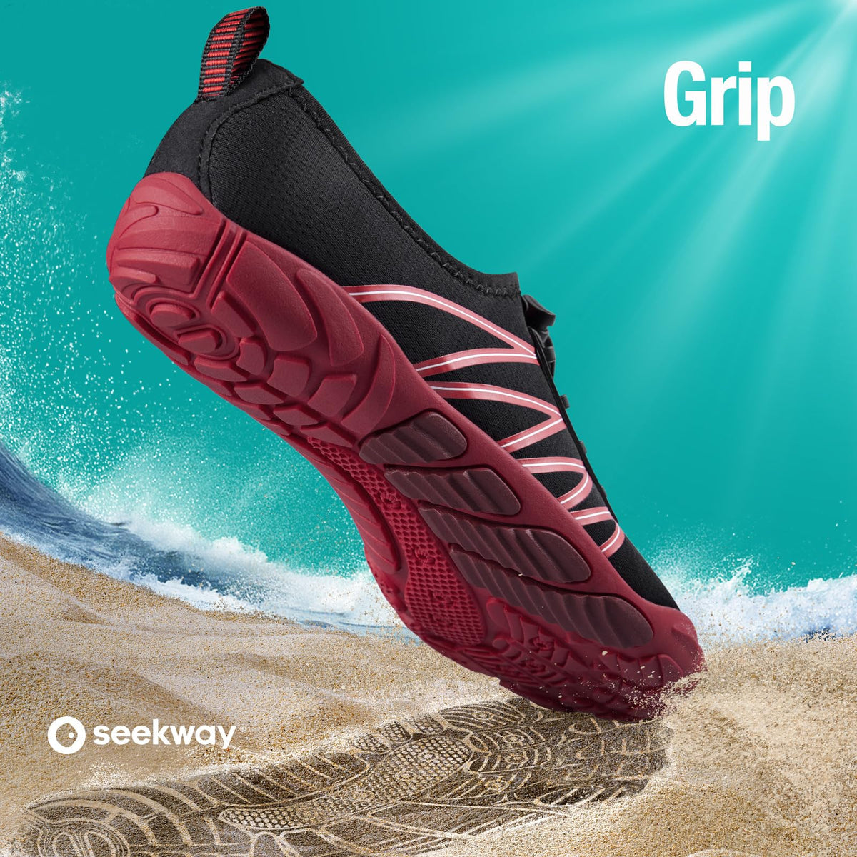 SEEKWAY Water Shoes Men Women Adult Quick-Dry Aqua Sock Barefoot for Beach Swim River Pool Lake Hiking Kayaking Surfing