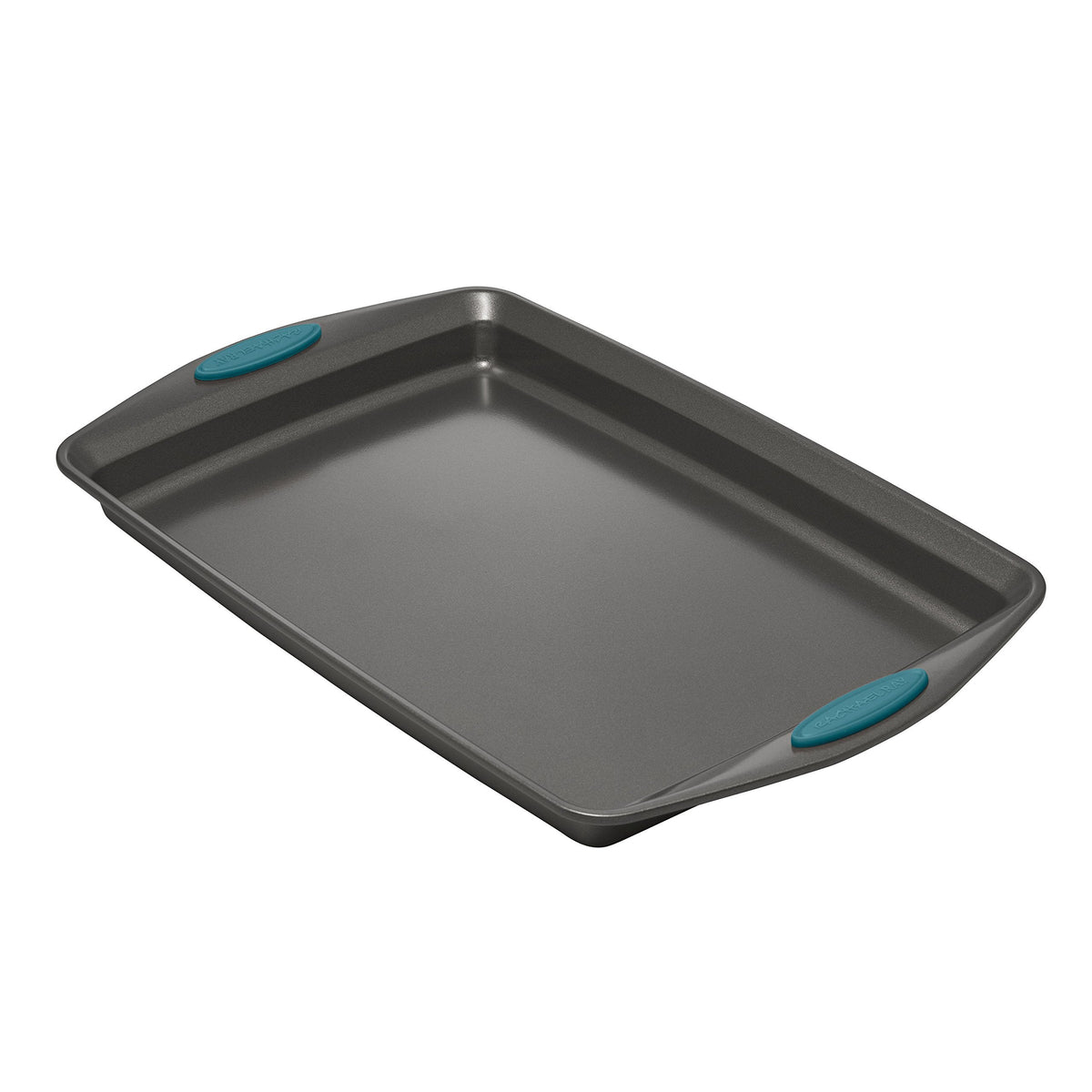 Rachael Ray Yum-o! Nonstick Bakeware Oven Lovin' Baking Pans Set, 10-Piece, Gray and Marine Blue