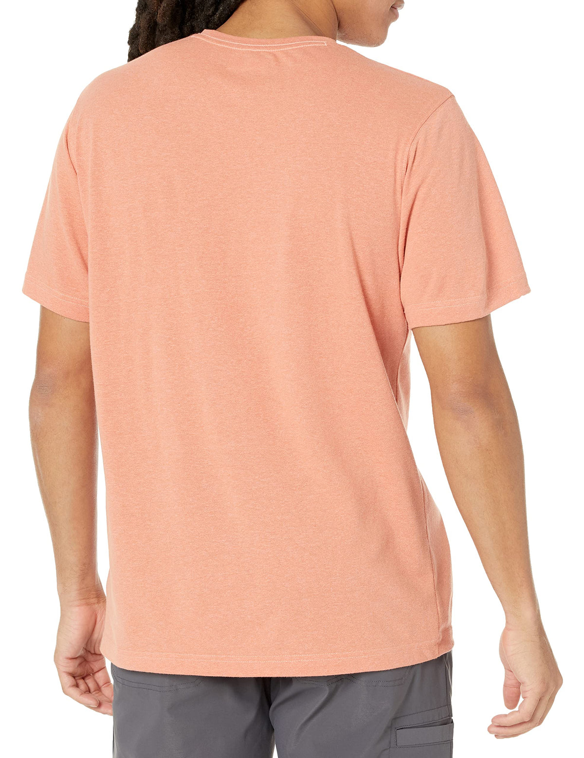 Columbia Men's Thistletown Hills Short Sleeve, Summer Peach Heather, X-Large Tall
