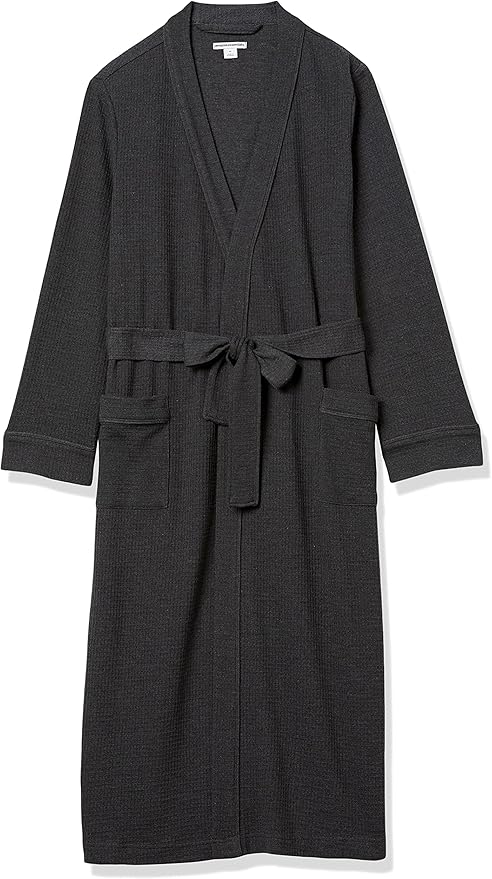 Amazon Essentials Women's Lightweight Waffle Full-Length Robe (Available in Plus Size)