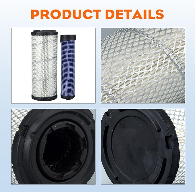 Hipa P821575 P822858 Outer Inner Air Filter