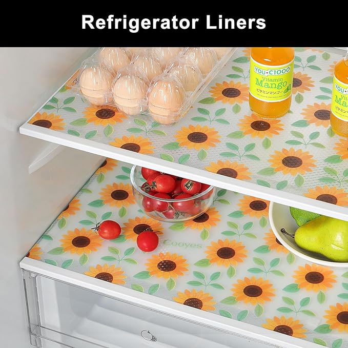 Cooyes Shelf Liner – Premium Non-Adhesive Cabinet & Drawer Liner for Kitchen – Waterproof Shelf Paper with Modern Pattern – Durable EVA Cabinet Mat – Easy to Cut (12" W x 240" L)