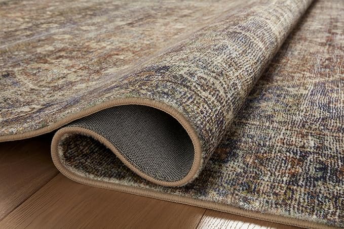 Loloi Amber Lewis Morgan Collection MOG-05 Spice/Lagoon 11'-6" x 14'-6" 38" Thick Area Rug feat. CloudPile Neutral, Room Décor, Vintage Inspired, Livingroom, Bedroom, Dining Area