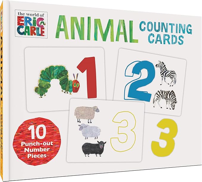 The World of Eric Carle Animals Counting Cards (Numbers Flash Cards for Toddlers, Toddler Animal Flash Cards)