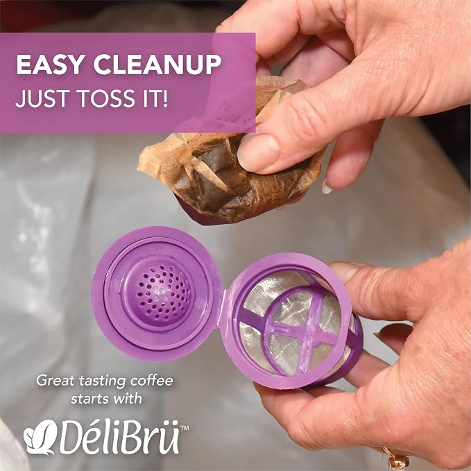 Delibru Unbleached K Cup Filters