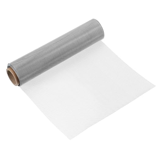 uxcell 100 Mesh 118" x 10" Woven Wire Mesh, 316 Stainless Steel Air Vent Filter