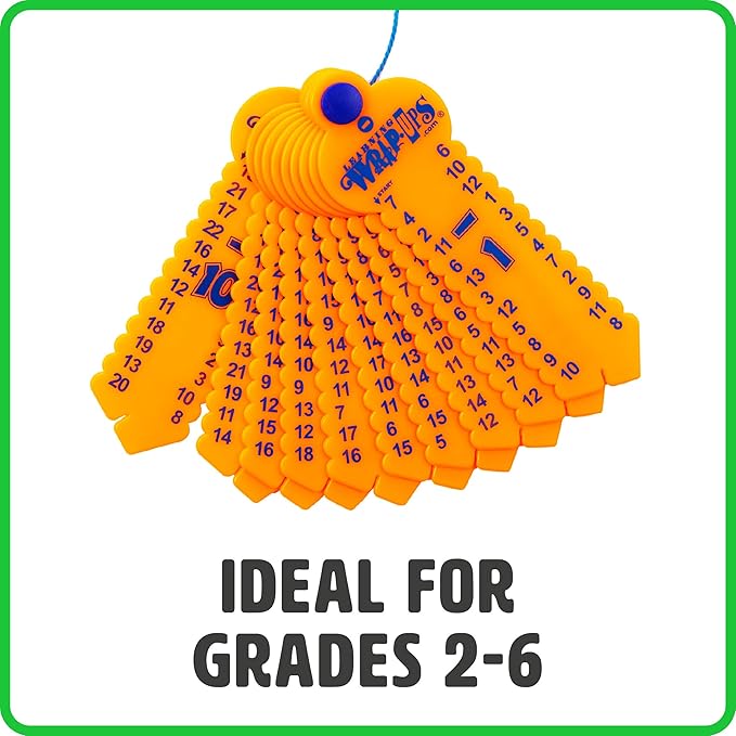 LEARNING WRAP-UPS SELF-CORRECTING Math Intro Key Kit with Self Correcting Math Problems for Kids Grade Level K-5