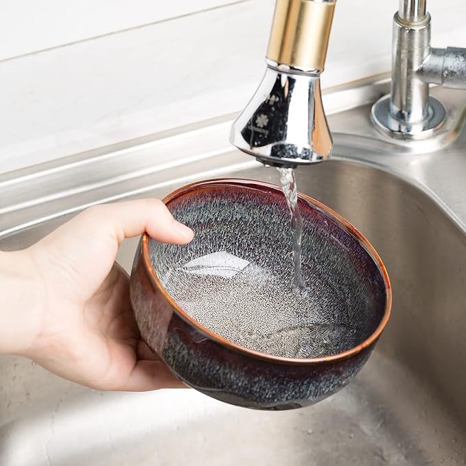 22 Ounce Serving Bowls Set - Ceramic Bowl Set of 2-5.75 inch for Salad, Soup,Cereal Bowls for Kitchen