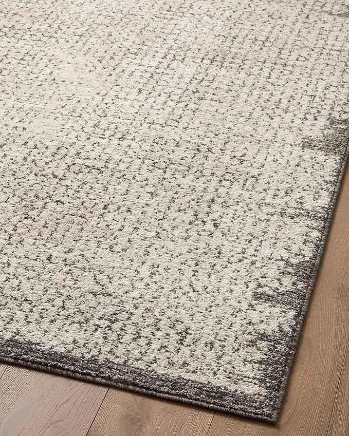 Loloi Darby Collection DAR-04 Ivory/Stone 2'-7" x 12'-0" Runner Rug