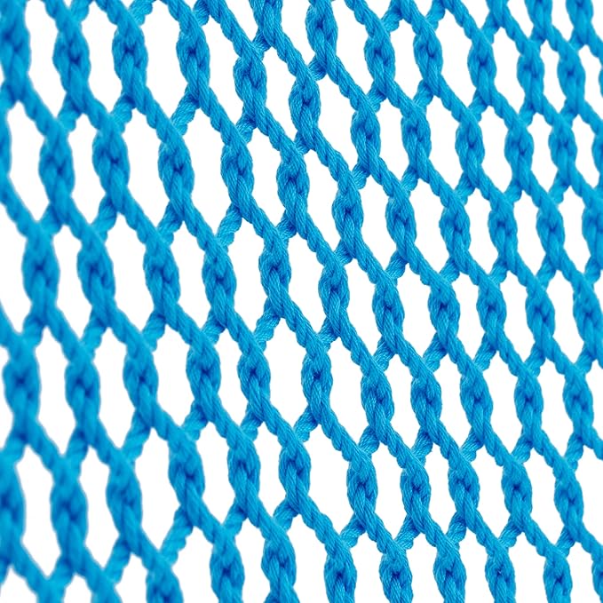 Lazy Daze Hammocks 10.5 FT Double 2 Person Caribbean Rope Hammock, Hand Woven Polyester Hammock with Spreader Bars, for Outside Outdoor Backyard Patio Poolside,450 LBS Capacity,SkyBlue