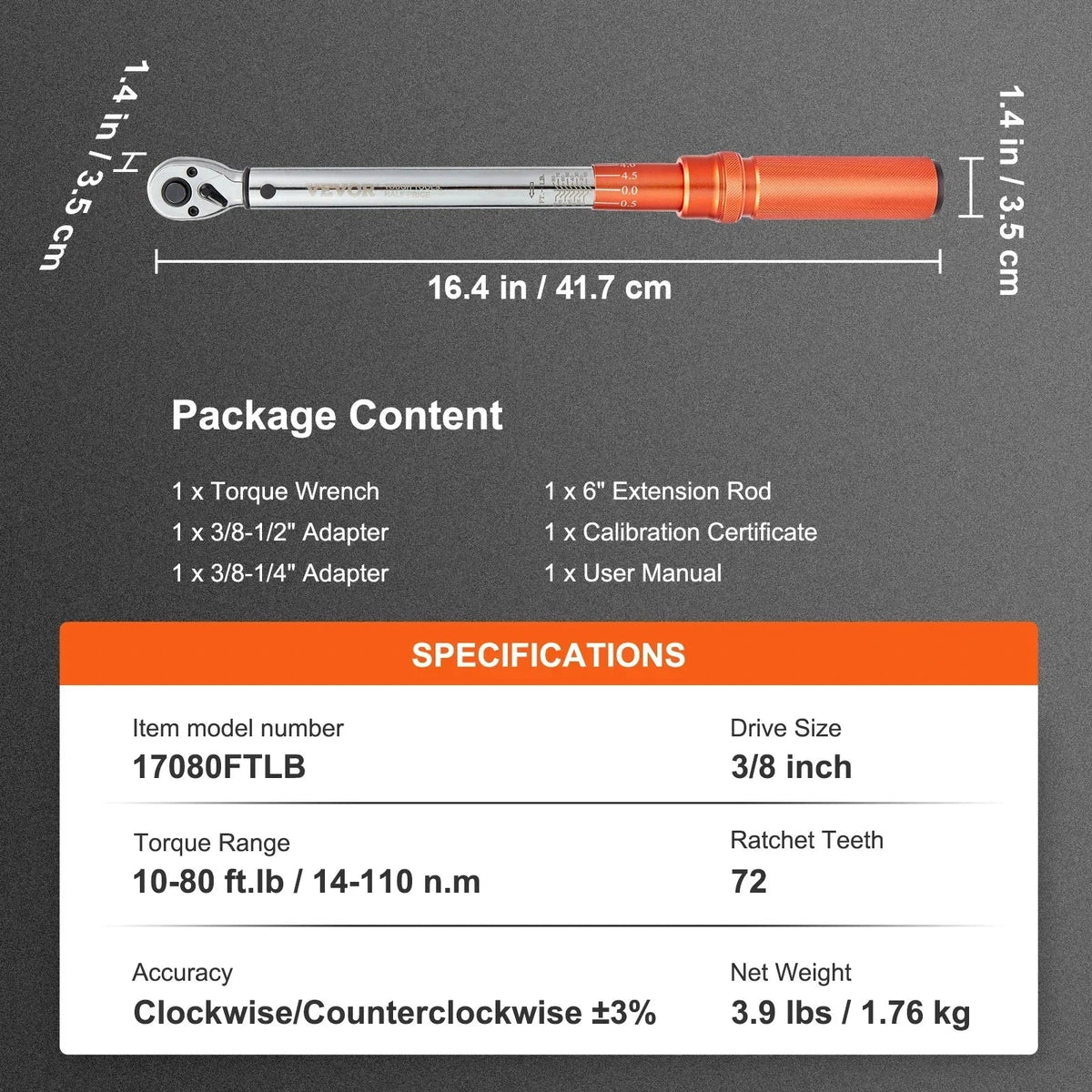Mechanical Torque Wrench Set Precision Pointer Hand Tools 1/2" 1/4" 3/8" Torque Wrench Mechanical Workshop Car Repair Tool