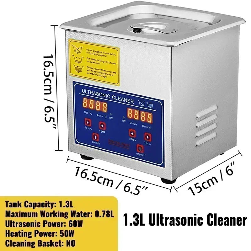 1.3L 2L 3L 6L 10L 15L 22L 30L Ultrasonic Cleaner Lave-Dishes Portable Washing Machine Diswasher Ultrasound Home Appliances