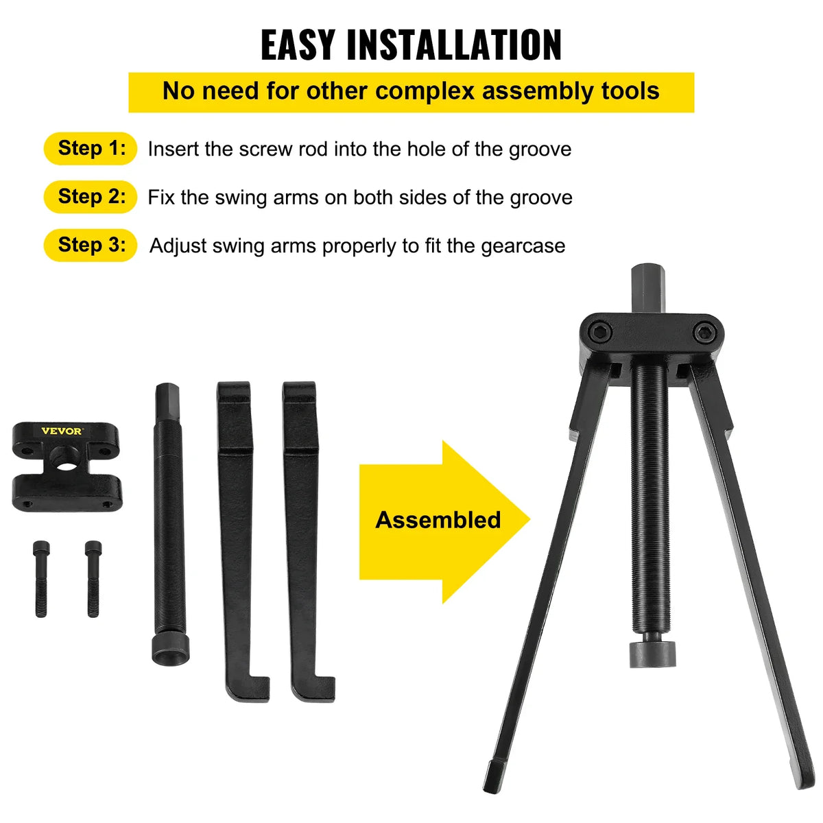 Lower Bearing Carrier Puller Compatible with Yamaha Johnson Evinrude Honda Mercury for Lower Carrier Bearing Removing