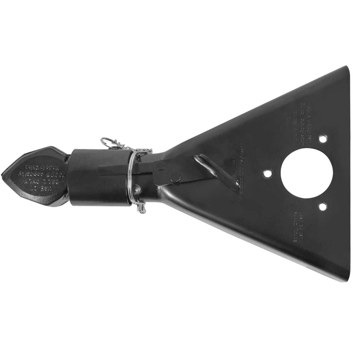 A-Frame Trailer Coupler, Fits 2-Inch Hitch Ball Size, 7000 lbs Towing Capacity, Heavy Duty Steel Coupler, Ideal for Towing Station Wagons, Pickup Trucks, SUVs, Campers, Black Coating Surface