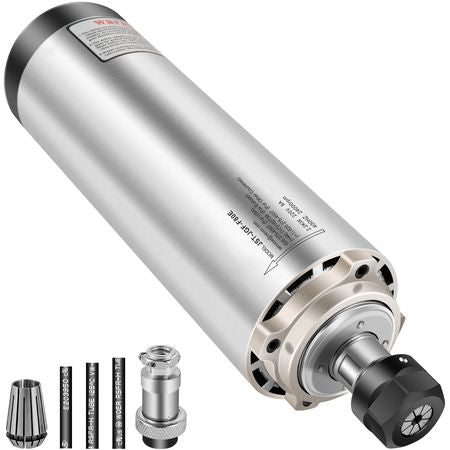 Air Cooled Spindle Motor ER20 CNC Spindle Milling Motor 2.2KW Spindle Motor 24000 RPM 400 Hz for CNC Router Engraving Milling Grind Machine(220V)