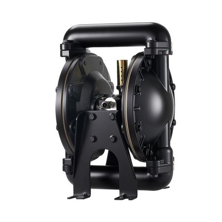 Air Operated Double Diaphragm Pump, 35 GPM, 1 inch Inlet & Outlet Pneumatic Waste Oil Transfer Pump, Max 114 PSI, Aluminum Alloy Body, Air-Operated for Diesel, Grease, Kerosene, Gasoline & Oil